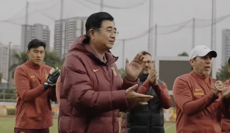  U20亞洲杯開賽在即，足協(xié)主席宋凱探班U20國青隊(duì)