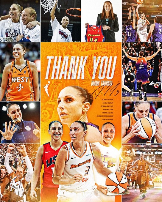  傳奇落幕！WNBA巨星陶樂西宣布退役 結束20年職業(yè)生涯