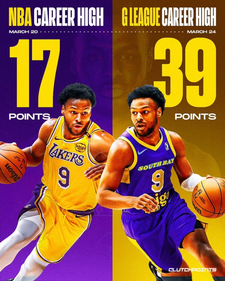  在進步！布朗尼一周內(nèi)先后創(chuàng)下個人NBA和G聯(lián)盟單場得分新紀錄